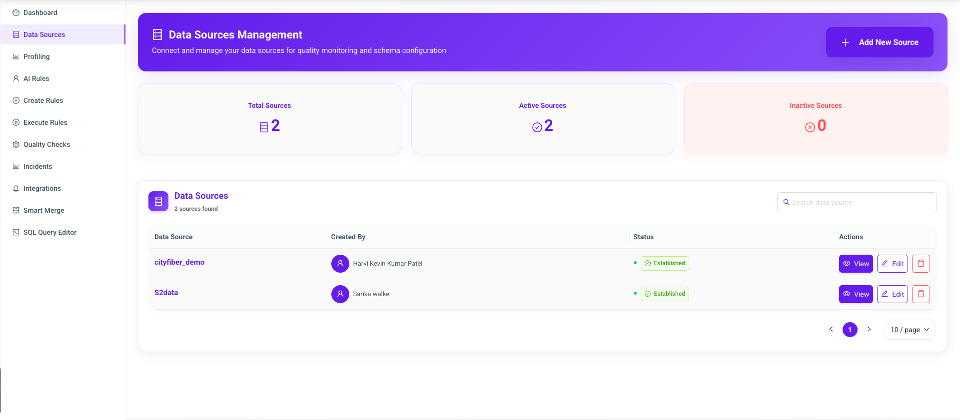 Rulemind Data Source Configuration